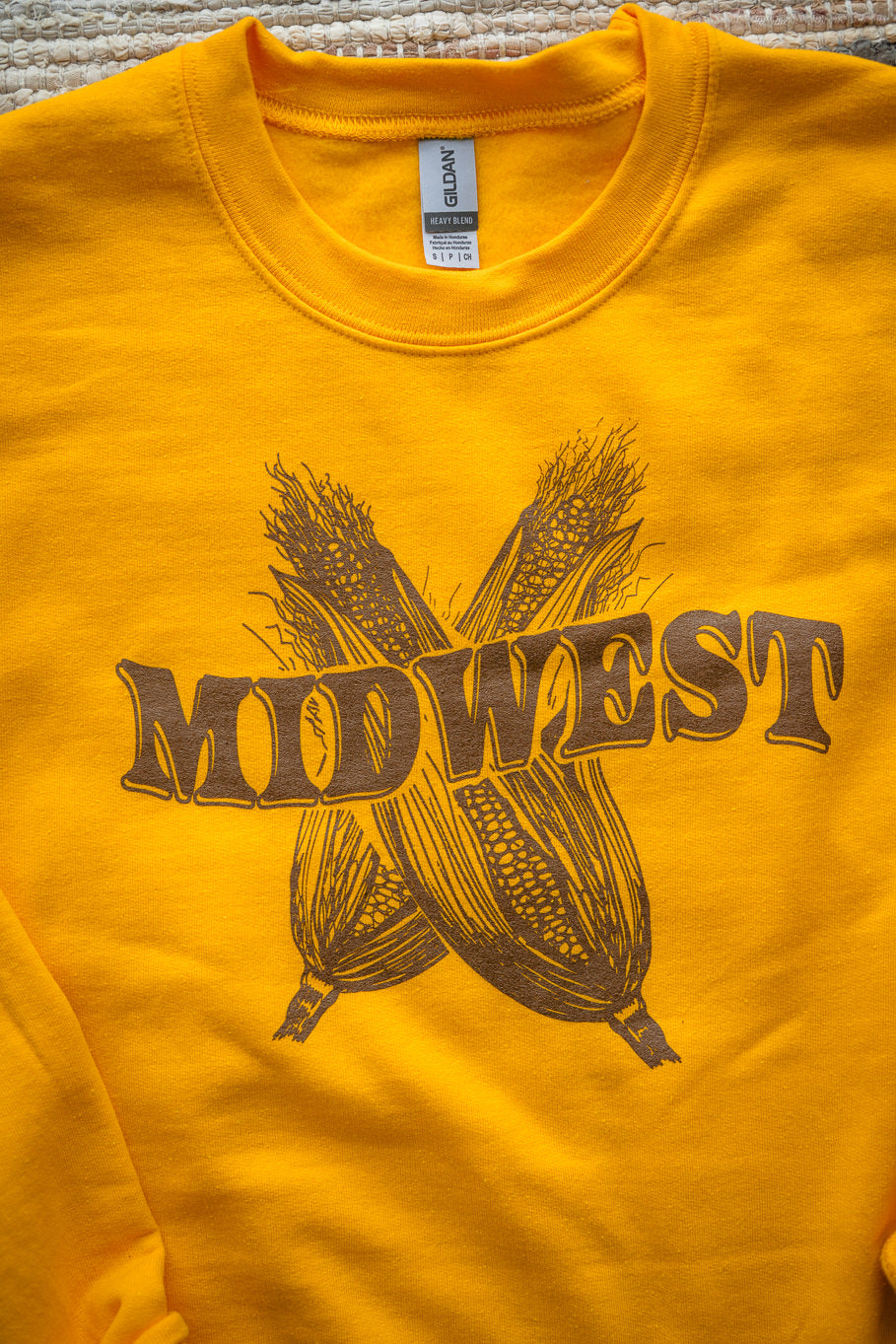 Midwest Sweatshirt in Gold | Sizes S - 3XL