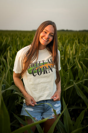 Sweet As Corn Graphic Tee in Ivory | Sizes S - 2XL