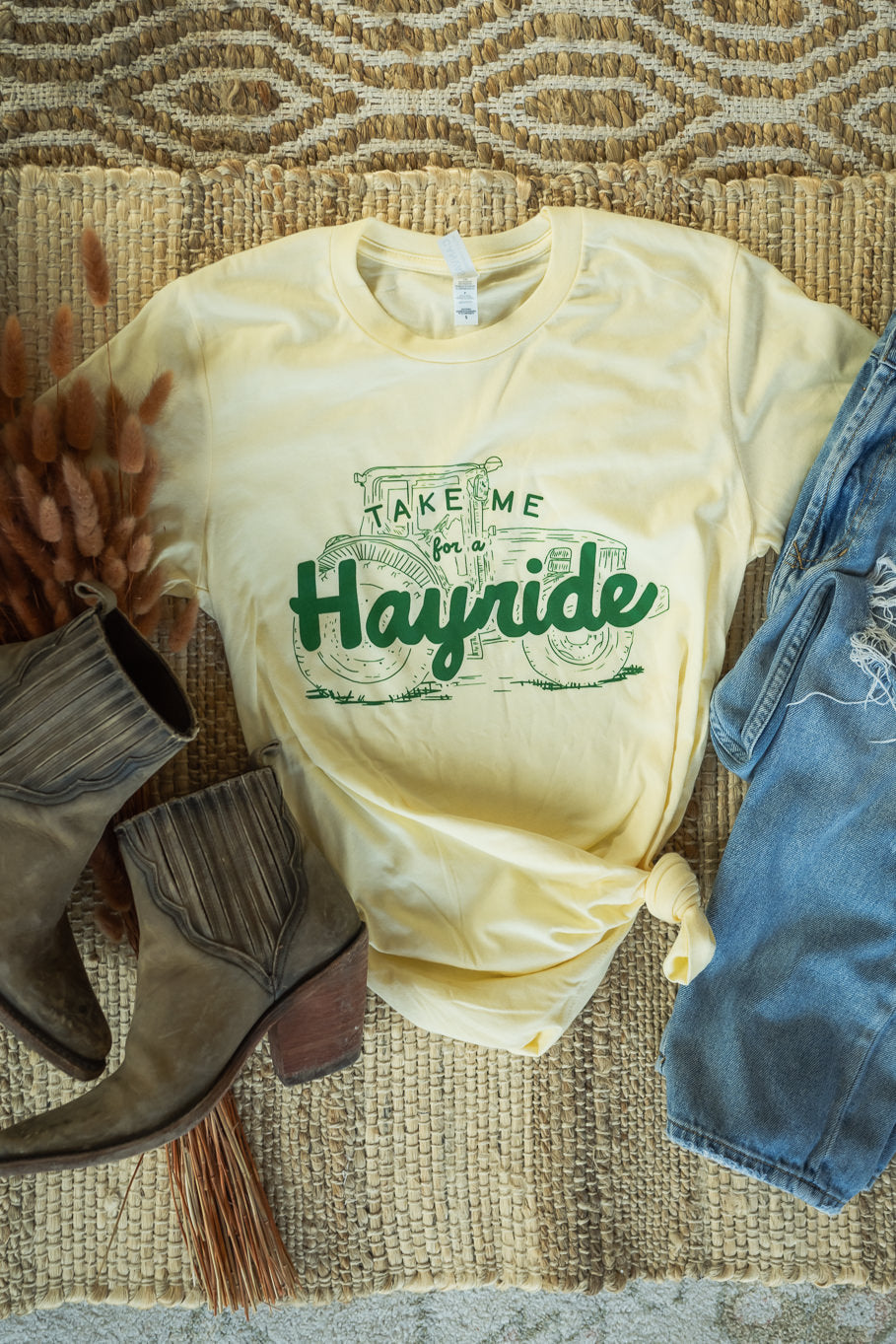 Take Me For A Hayride Graphic Tee (Adult, Toddler, Youth)