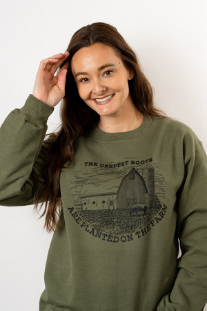 The Deepest Roots Graphic Crewneck | Sizes S - 3XL
