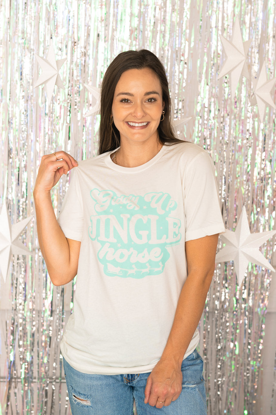 Jingle Horse Graphic Tee (3 colors) | Sizes S - 3X